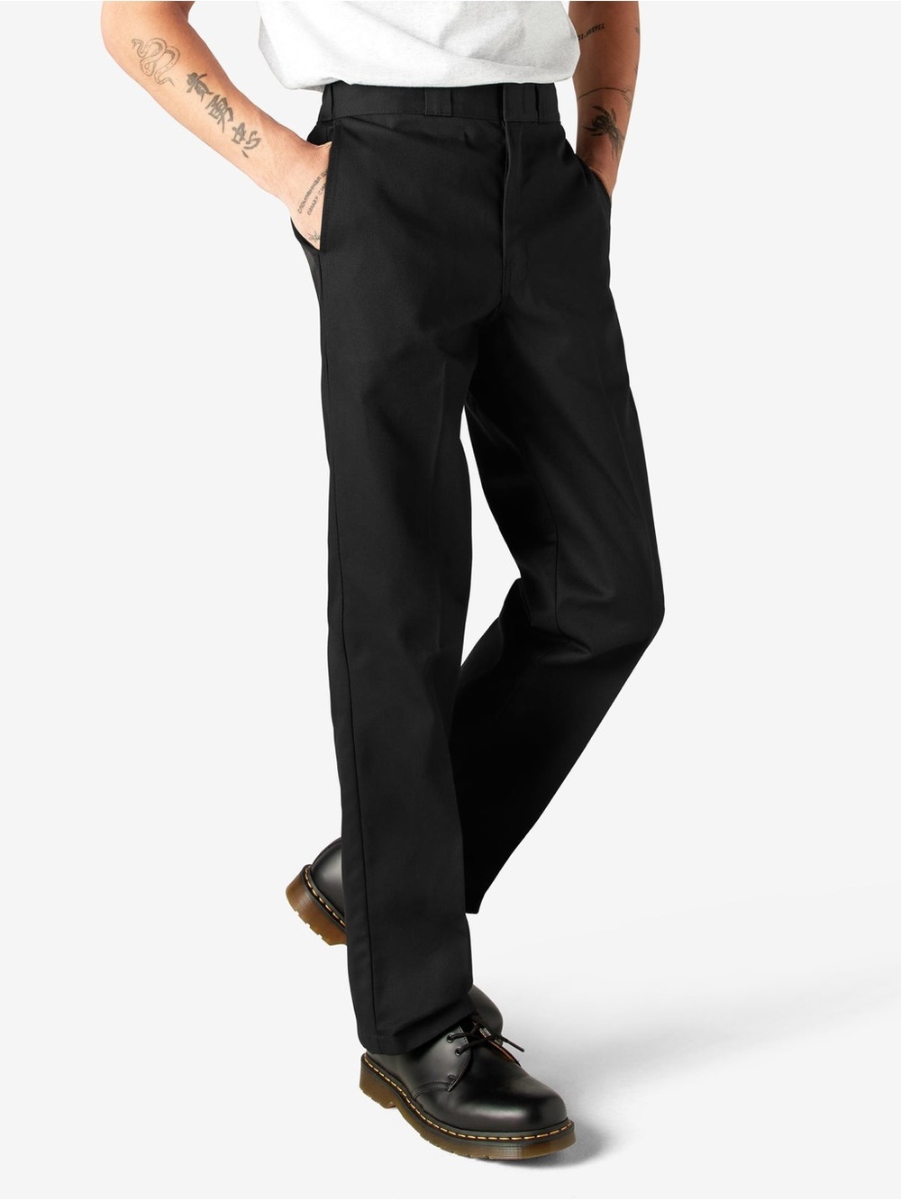 Men's Straight-Leg Black Jeans Dickies 874 Original Work Pants